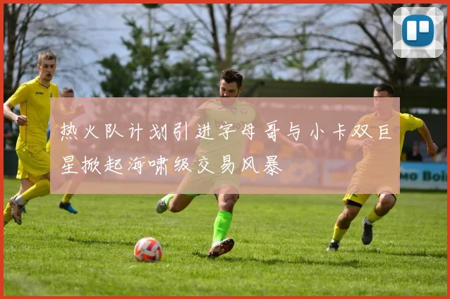热火队计划引进字母哥与小卡双巨星掀起海啸级交易风暴